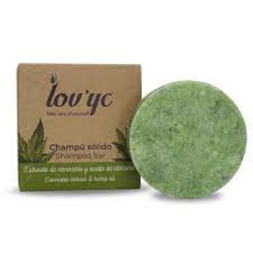 LOVYC CHAMPU SOLIDO 50 GRMS CALMANTE CANNABIS CHAMPUS